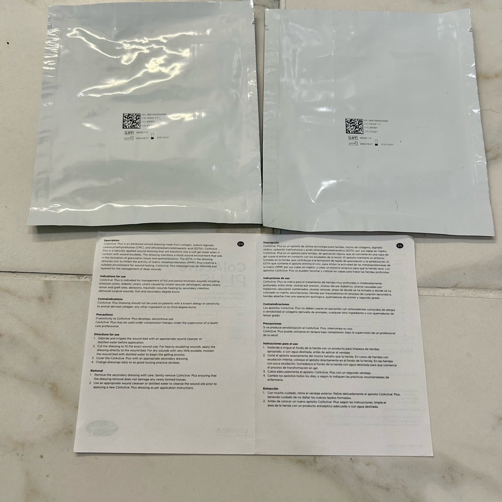 Hartmann ColActive Plus Collagen Matrix Dressing - Picture 2 of 3
